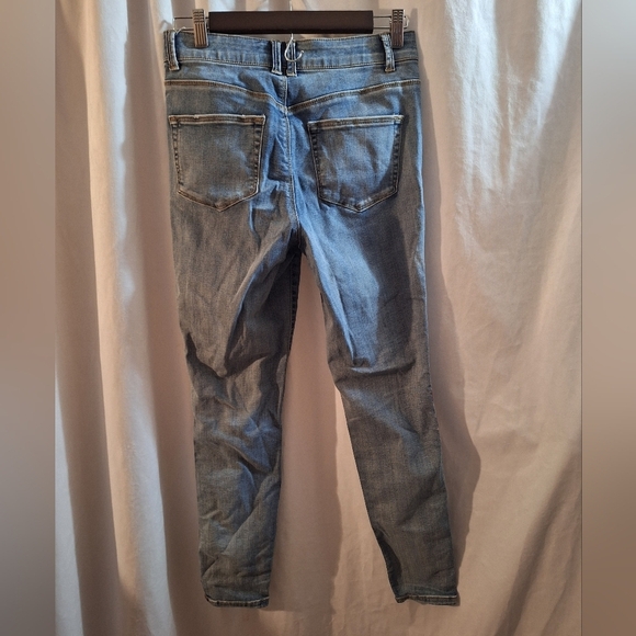 Knox Rose Light Blue Denim with Gold Stitching - Picture 5 of 6